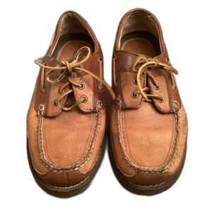 L.L. Bean Brown Boat Shoes with Timeless Style